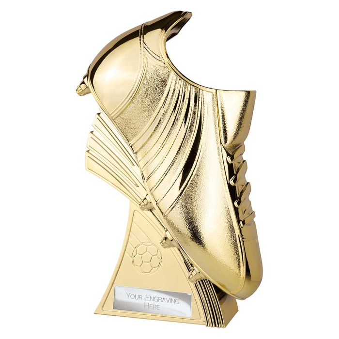 GOLDEN FOOTBALL BOOT RESIN - 25CM